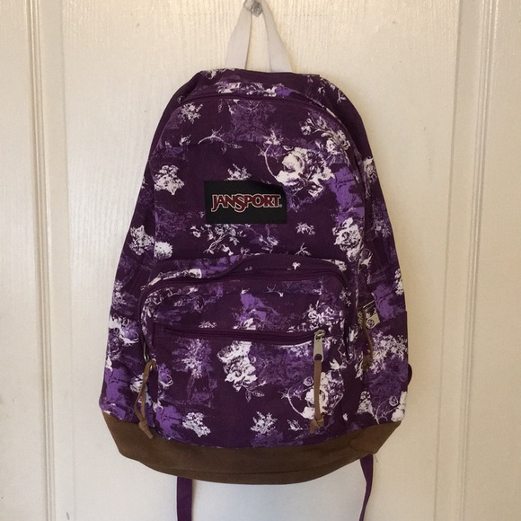 Jansport backpack floral print - Picture 1 of 2